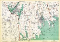 Plate 013, Bristol, Plymouth, Swansea, Fall River, Rochester, New Bedford, Westport, Massachusetts State Atlas 1891